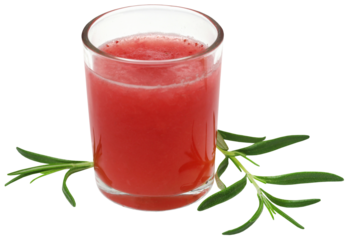 Strawberry juice wtih rosemary
