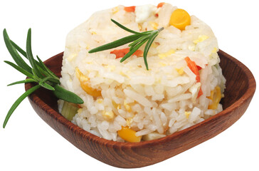Fried rice with rosemary