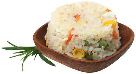 Fried rice with rosemary