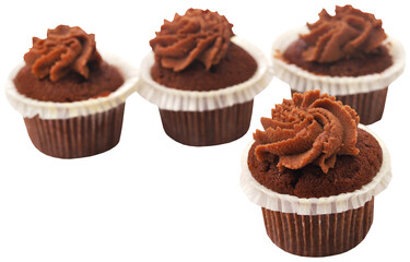 Freshly prepared homemade muffin