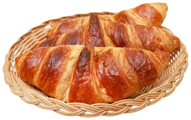 Closeup of tasty croissant