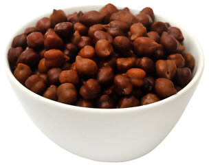 Boiled chickpea in a bowl