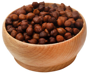 Boiled chickpea in a bowl