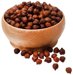 Boiled chickpea in a bowl