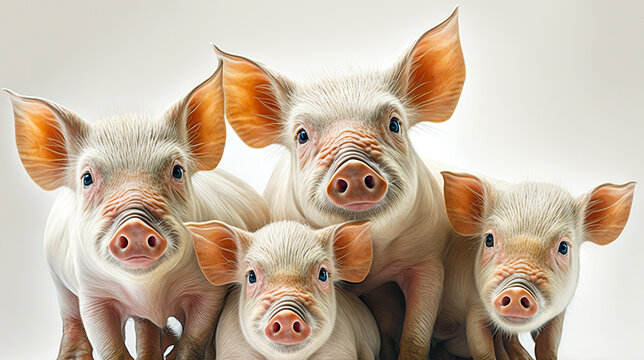 Schweinefamilie, ki generated