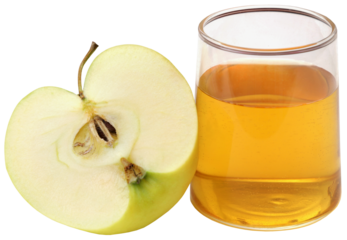 Apple cider vinegar with fresh fruit