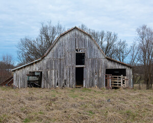Obraz premium Old Barn in Rural Arkansas