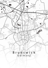 Brunswick Germany City Map