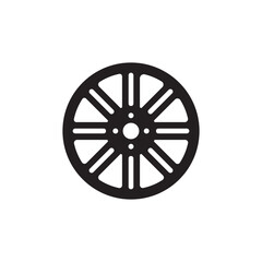 Fototapeta premium car rim icon