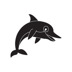 Fototapeta premium dolphin icon