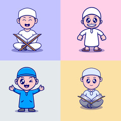 illustration of the atmosphere during the month of Ramadan