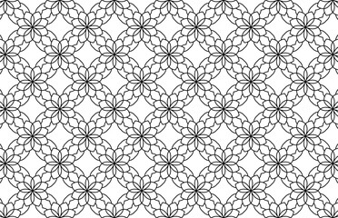 Black and white mosaic background