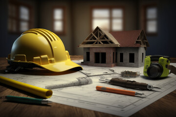 Customized construction. tailoring your project to your needs, concept of Personalization and Flexibility, created with Generative AI technology