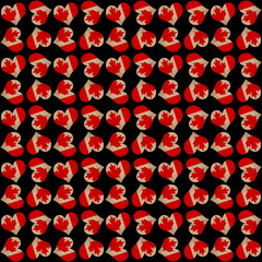 Abstract pattern of Canada flag