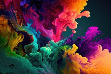 Abstract Multicolored Background