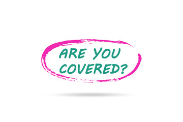 Comprehensive insurance concept with question