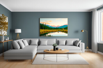 Relax and Unwind in This Comfortable Living Room with Modern Furniture