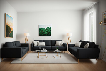 Relax and Unwind in This Comfortable Living Room with Modern Furniture