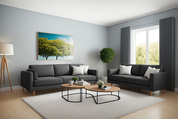 Relax and Unwind in This Comfortable Living Room with Modern Furniture