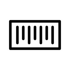 barcode icon or logo isolated sign symbol vector illustration - high quality black style vector icons