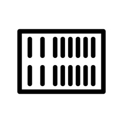 barcode icon or logo isolated sign symbol vector illustration - high quality black style vector icons