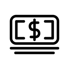 cash icon or logo isolated sign symbol vector illustration - high quality black style vector icons