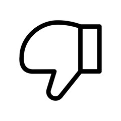 dislike icon or logo isolated sign symbol vector illustration - high quality black style vector icons