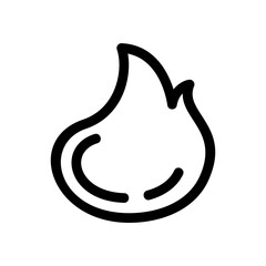 fire icon or logo isolated sign symbol vector illustration - high quality black style vector icons