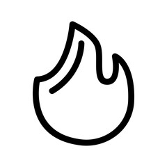 fire icon or logo isolated sign symbol vector illustration - high quality black style vector icons