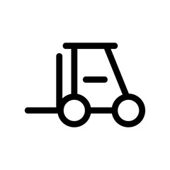 forklift icon or logo isolated sign symbol vector illustration - high quality black style vector icons
