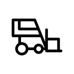 forklift icon or logo isolated sign symbol vector illustration - high quality black style vector icons