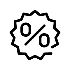 percent icon or logo isolated sign symbol vector illustration - high quality black style vector icons