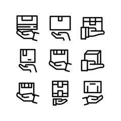 receive icon or logo isolated sign symbol vector illustration - high quality black style vector icons