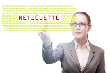 Concept of etiquette and netiquette
