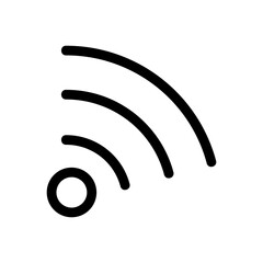 wifi icon or logo isolated sign symbol vector illustration - high quality black style vector icons