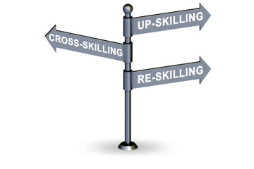 At the crossroads choosing between up-skilling and re-skilling
