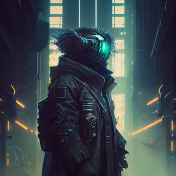 Cyberpunk Robocop, concept art