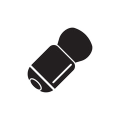 make up brush icon symbol,illustration design template.