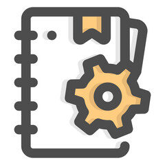 manuals blue icon