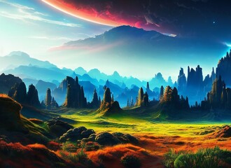 alien landscape