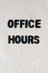 office hours sign