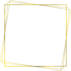 gold frame graphic resources transparent