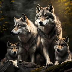 Wolf - Alpha Wolf - Wolf Habitats