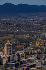 Overlooking the city of Roanoke, Virginia