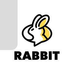 Obraz premium Rabbit chat