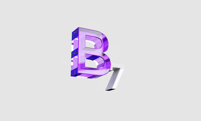 Stereo rendering of vitamin b7 background