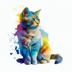 cat abstract generative ia