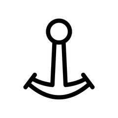 anchor icon or logo isolated sign symbol vector illustration - high quality black style vector icons
