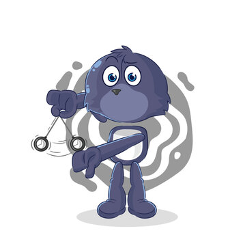 recommend clip art: seal hypnotizing cartoon. cartoon mascot vector