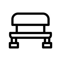 chair icon or logo isolated sign symbol vector illustration - high quality black style vector icons
